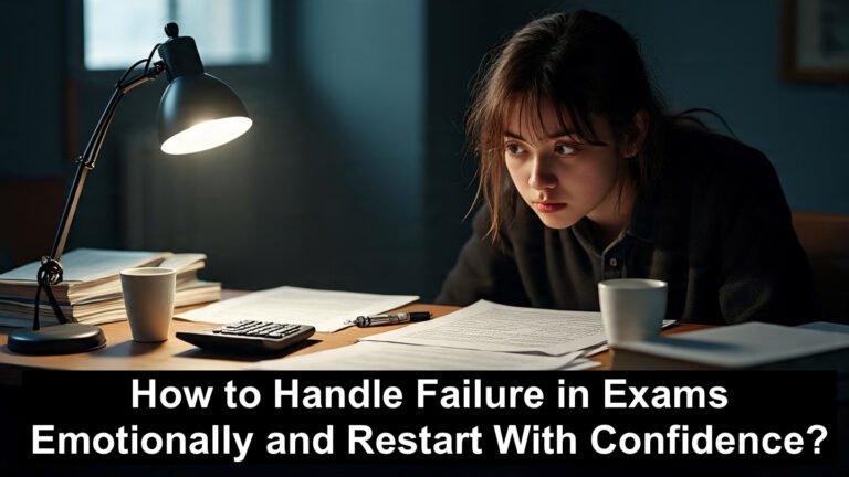 How to Handle Failure in Exams Emotionally and Restart With Confidence?