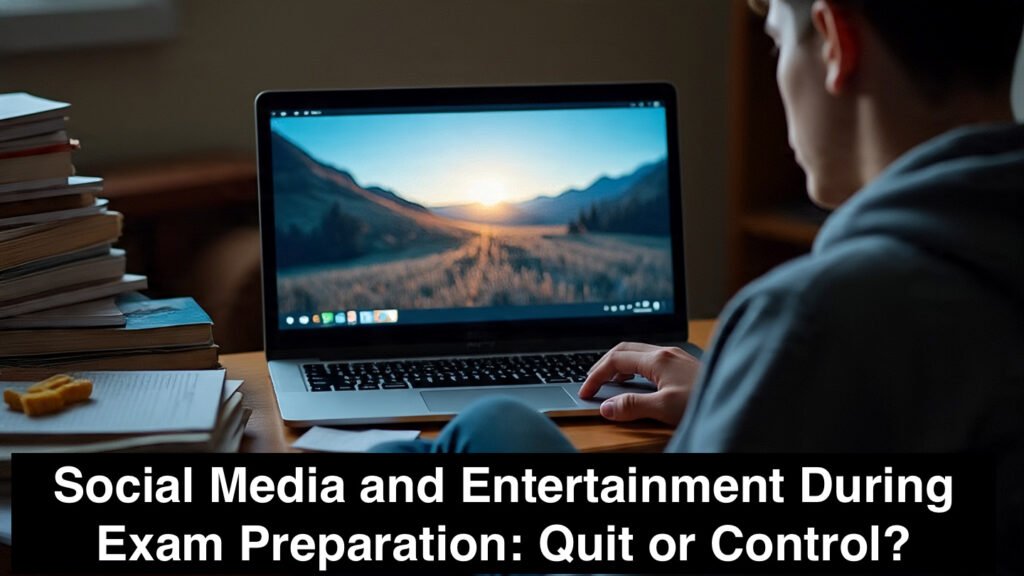 Social Media and Entertainment During Exam Preparation: Quit or Control?
