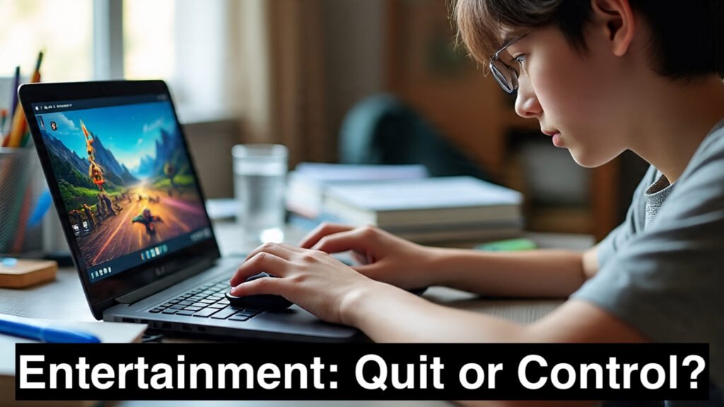 Entertainment: Quit or Control?