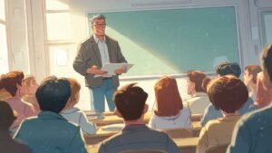 What is lecture doodling and daydreaming in students?