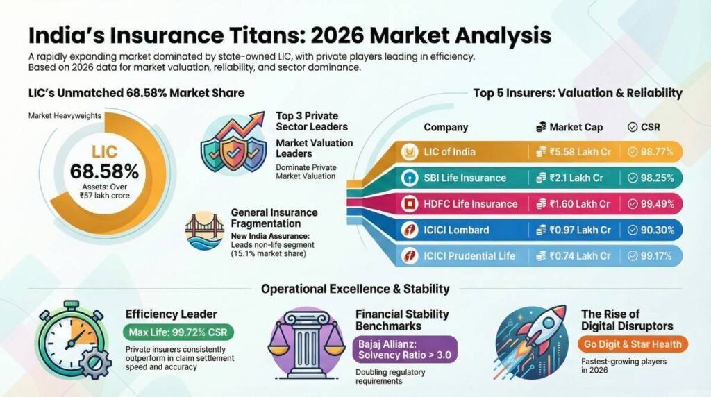 Top 10 Largest Insurance Companies in India (2026)