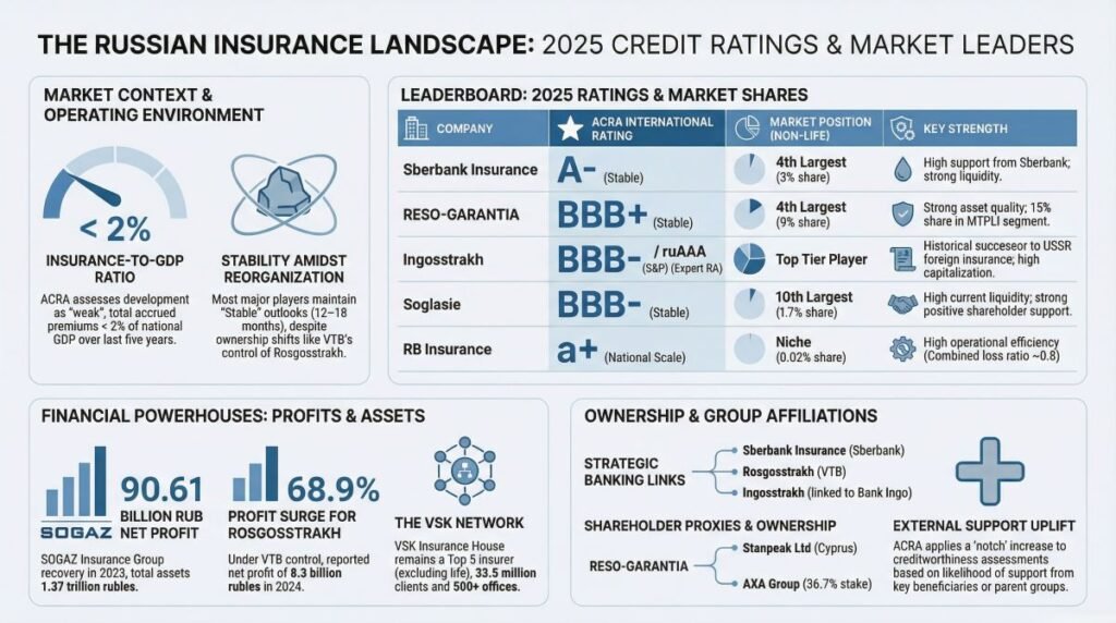 Top 10 Largest Insurance Companies in Russia (2026) (.PPTX)