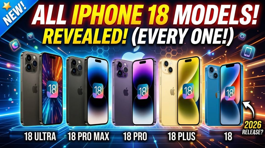 Apple iPhone 18 Pro Max, PRO, PLUS, MAX and FOLD (.PPTX)
