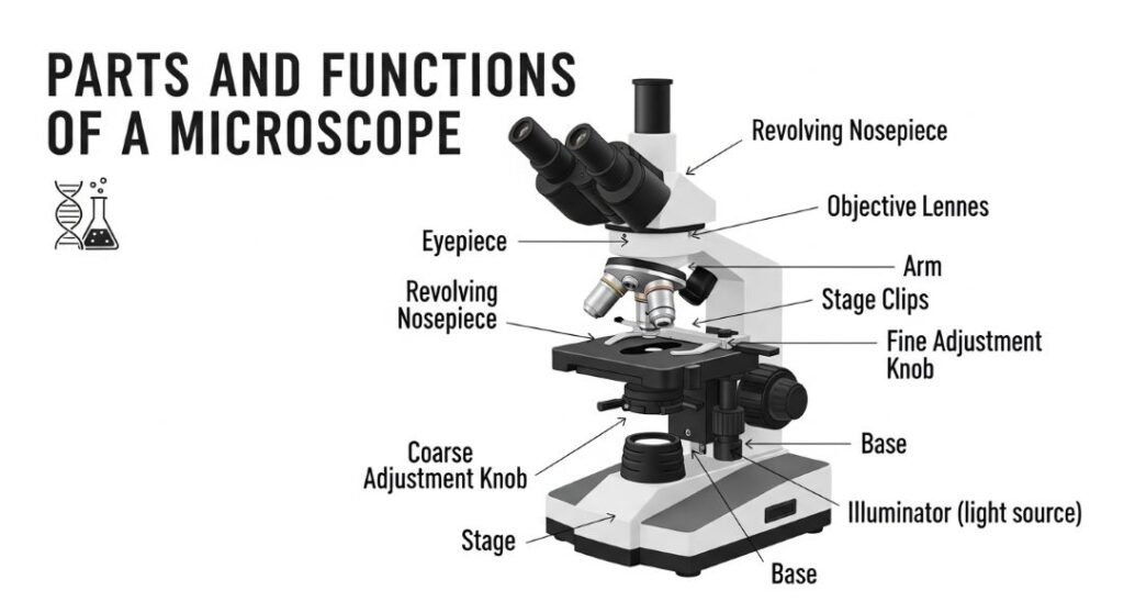 Parts and Functions of a Microscope PPT and PDF Download
