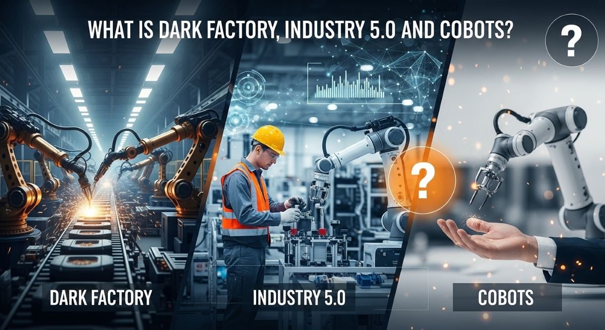 What is Dark Factory Industry 5.0 and COBOTS (PPTX)